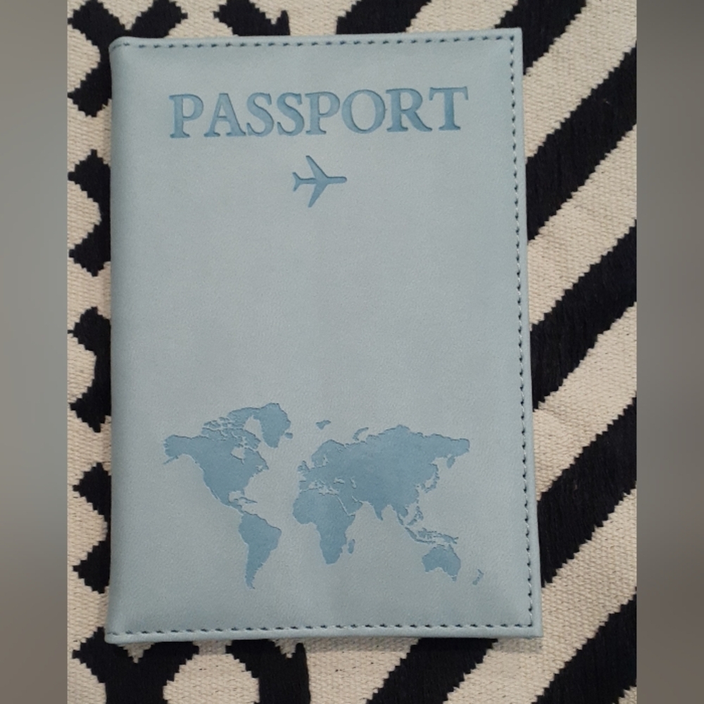 Passport Case Light Blue